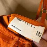 ASOS  DESIGN Premium satin pleated mini dress orange US 6‎ Photo 4