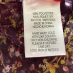 Purple floral circle scarf Photo 2