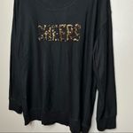 Torrid  Sleep “Cheers” Black Long Sleeve Sweater Size 2X Photo 2
