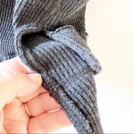 We The Free Free People Reverse Tie Dye Waffle Weave Tunic Dress XS Batik Gray Photo 7