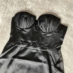 Naked Wardrobe  The Statement Ruched Black Strapless Bodycon Mini Dress Formal S Photo 11
