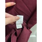 FIGS Casma 3 Pocket Scrub Top Size Small Burgundy Tech Nurse Medical Uniform Photo 8