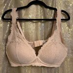 Aerie Real Good Peach Padded Lace Bralette Bra Top 38C Photo 0