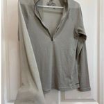 Patagonia Women M Gray Long Sleeve 1/2 Zip Performance Pullover Outdoor Hiking Photo 5