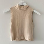 Reformation  Tallulah Ribbed Cream Tank XS Photo 2