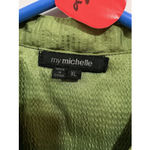 My Michelle Top Green Large Photo 2