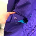 Vintage jacket 90s Purple Blue Winter Snow / Ski Jacket swishy bold street wear Size XS Photo 6