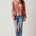 Billabong Mi Amore Ash Rose Off-Shoulder Top Photo 0