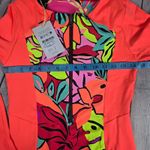 Maaji  Triton One-Piece Swimsuit Zip Neck Long Sleeve Reversible‎ M NWT Photo 8