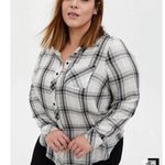 Torrid  Plaid Flannel Top  Photo 0