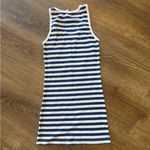 NFL  Indianapolis Colts Navy and White Striped Tank Top Photo 1