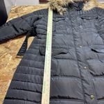 Rocawear Classic Black Long Puffer Coat women's 2X Winter Parka Faux Fur Hooded Photo 11