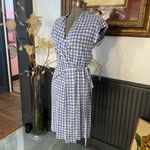 Diane Von Furstenberg  Mindy 100% Silk Wrap Periwinkle Dress - Sz 2 🧡🎀 Photo 4