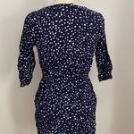 H&M Divided Womens Star Print Mini Dress Patriotic Navy Blue/White- Size 6 Photo 2