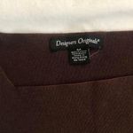 1990s Designers Originals chocolate Brown square scoop neck sleeveless tank top blouse office siren core Size M Photo 1