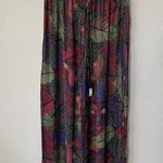 Rachel Zoe  Wide Leg Resort Beaded Tassel Parrot Boho Pants Women's Size S Photo 0