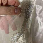 Victoria's Secret  Women's Vintage 90s Embellished Teddy Lingerie Bodysuit Pearl Photo 6