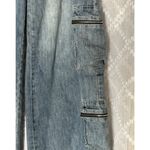 True Religion  Jessie Super Baggy Cargo Jeans Womens 26 Blue Streetwear Photo 5