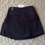 Dazy Scooter Skirt size medium navy blue pleated zipper buckle School Uniform Photo 11