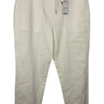 Judy Blue  Heather Hight Rise Cuffed Jogger Jeans Off White Size 7 28 Stretch NWT Photo 0