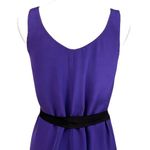 Alexander Wang 100% Silk Wrap Mini Cocktail Dress 2 Purple Petal Belt Tie Luxury Photo 8