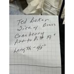 Ted Baker TED BAKER Double D-ring Waist Utility Dress In Oxblood Size 2 US 8-10 Photo 10