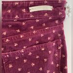 PilcroBurgundy corduroy   Boho chic Flare Jeans Photo 6
