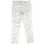 Uniqlo  Womens Pull On Mid-Rise Stretch Pants Ankle Crop Skinny White Sz Small Photo 1