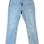 Abercrombie & Fitch Abercrombie 90s Slim Straight Ultra High Rise Light Wash Jeans Plus Size 14 32W Photo 0