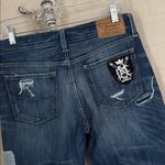 Ralph Lauren POLO  (RARE) Astor Slim Boyfriend Patchwork Denim Jeans Photo 6