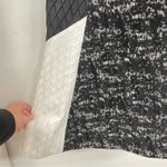 Jonathan Simkhai Black & White Textured Patchwork Style Fit & Flare Mini Dress 6 Photo 2