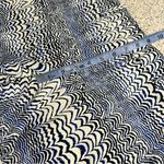 Trina Turk  Blue Ink Wave Corbin Shorts Cotton Stretch Mid Rise Women’s Size 4 Photo 3