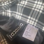 Divided Black and White A-Line Belted Mini Skirt Photo 2