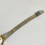 Vintage Avon women’s silver gold tone watch 18mm oval up to 7.5” quartz running Photo 4