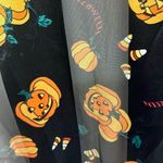 Halloween Black and Orange Pumpkins Jack O’ Lanterns, Candy Corn Polyester Scarf Photo 10