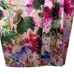 Eliza J New  Size 8 Floral Printed Cut Out Sash Dress Watercolor Art To Wear NWT Photo 4