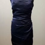 David's Bridal Midnight Blue Mini Dress Photo 0