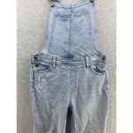 Paige Women's Denim Coverall High Rise Sierra Raw Hem Size 27 Light Wash Photo 13