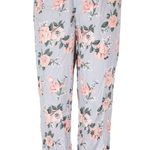 Nordstrom Vintage  Lingerie Floral Print Pajama Pull On Pants Women’s Size Medium Photo 6