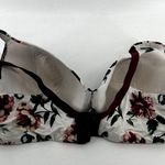 Cacique  Lightly Lined T-Shirt Bra Underwired Adjustable Lace Floral White 44DD Photo 4