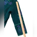 Beautiful Colorful Boho floral embroidered wool coat Green Size 2X Photo 7