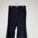 We The Free  Black Jayde High Rise Flare Cropped Jeans Womens 30 Festival Hippie Photo 6