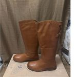 Free People New  Everly Equestrian Boots, Size US 8.5 Saddle Tan 18” Tall Photo 1