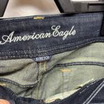 American Eagle  Outfitters Women's Size 6 32" Flare Jeans Dark Wash Stretch Denim Photo 2