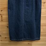 Vintage New York & Co Size Medium Cotton Denim Midi Dress Streetwear Blue Photo 3