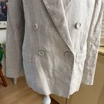 & Other Stories & OTHER STORIES Tailored Linen‎ Blazer Relaxed Double Breasted Size 36 NWT Photo 4