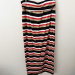 Lane Bryant  | Maxi Skirt Stripe Striped Autumn Orange Tan Black | Size 14/16 Photo 3