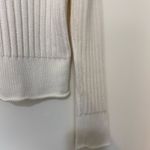 #132 TAKEOUT cream cable knit cropped sweater Size L Photo 5