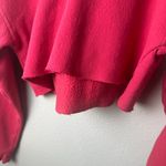 Urban Outfitters Out From Under Cropped Cherry Red Hoodie Sweatshirt Size XS Photo 2