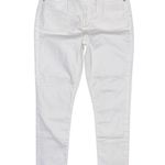 Loft NWT Curvy High Rise Skinny Jeans White Women’s 25 Ankle Length Frayed Hem Photo 1